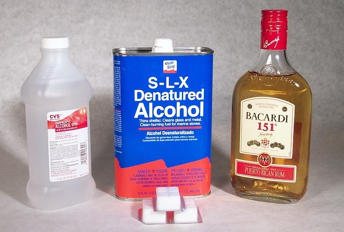 how to dispose of denatured alcohol