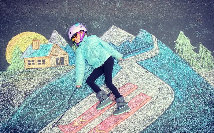 how to preserve sidewalk chalk art