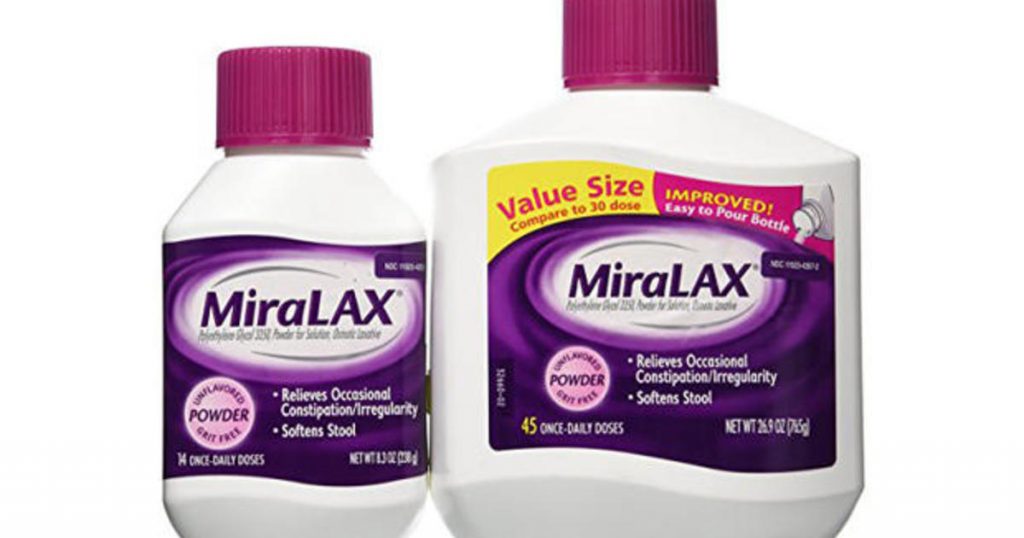 How long does miralax stay in your system StuffSure